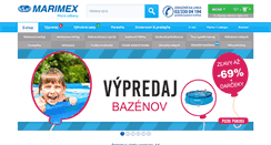 Desktop Screenshot of marimex.sk