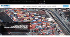 Desktop Screenshot of marimex.com.br